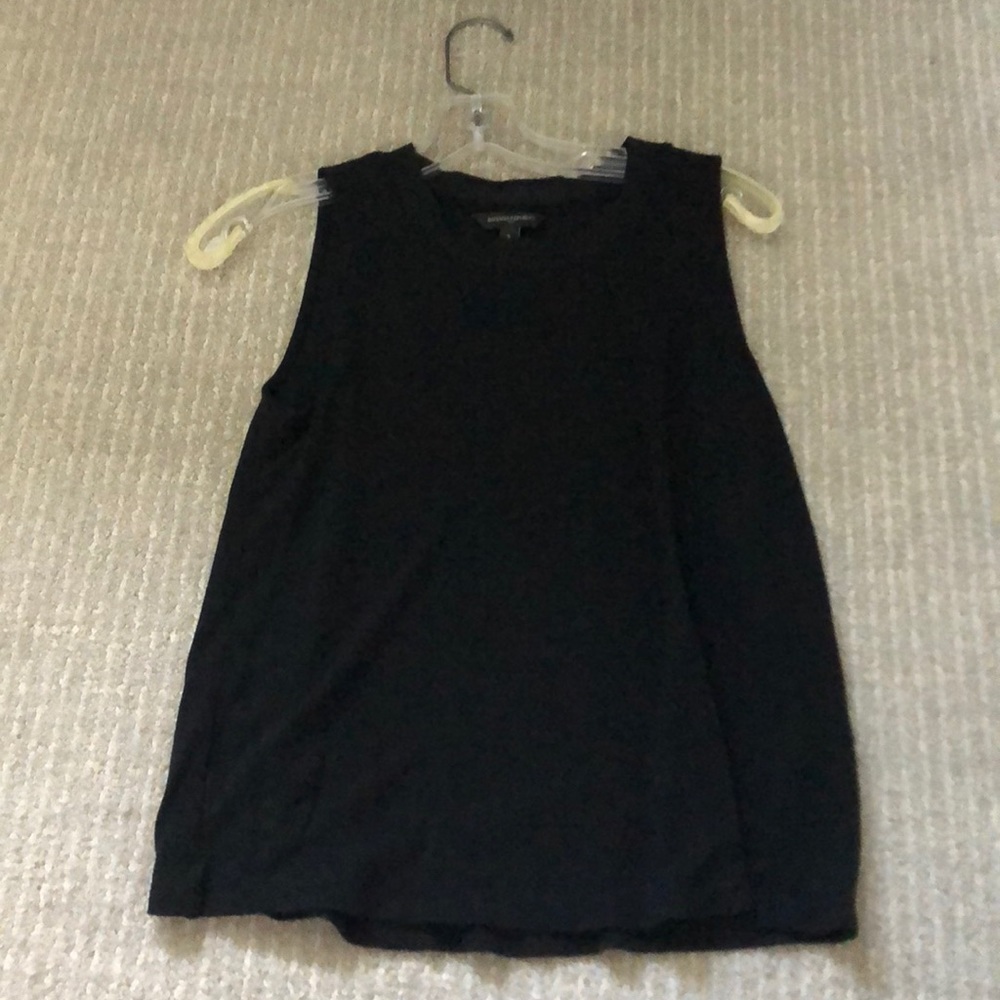 Black Banana Republic fuzzy tank